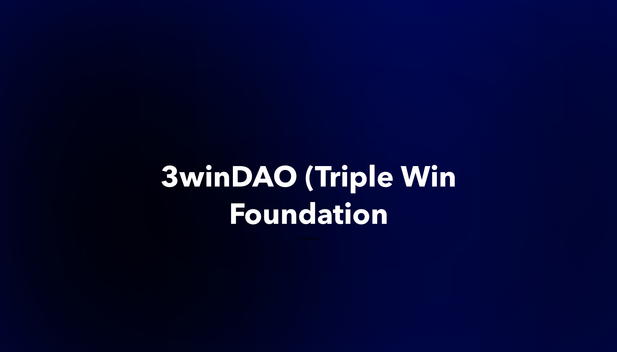 3winDAO Triple Win Foundation Dework 3windao triple win foundation dework